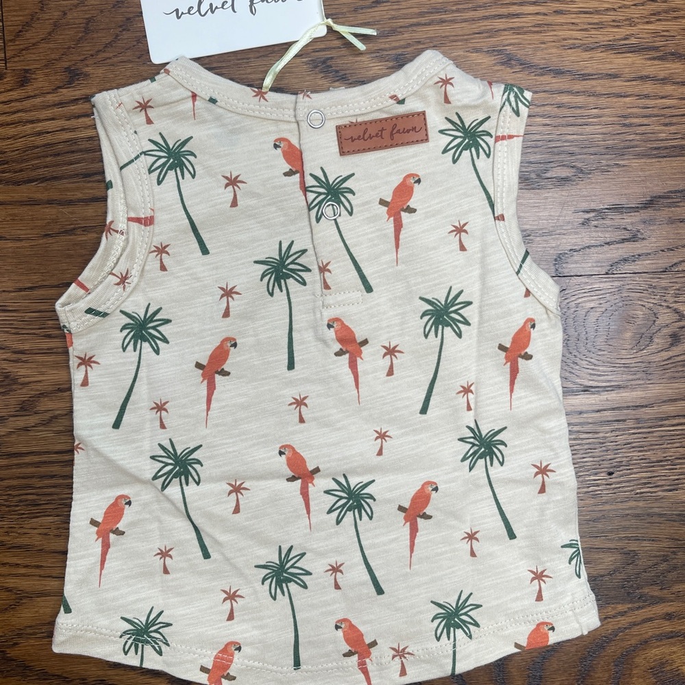Kids Tropical Print Matching Set - Picture 6 of 10
